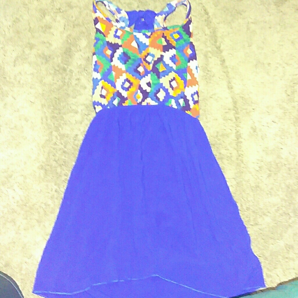 Halter tie back dress